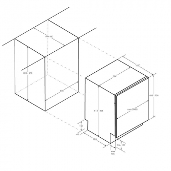 Haier XIB 5C 1 S 3 FS Einbauspülmaschine